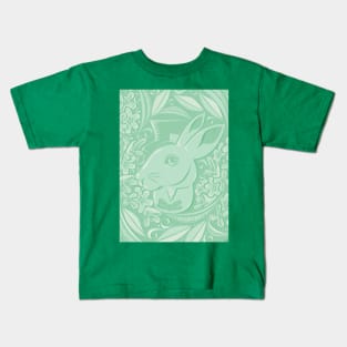 Jade Rabbit Plate Kids T-Shirt